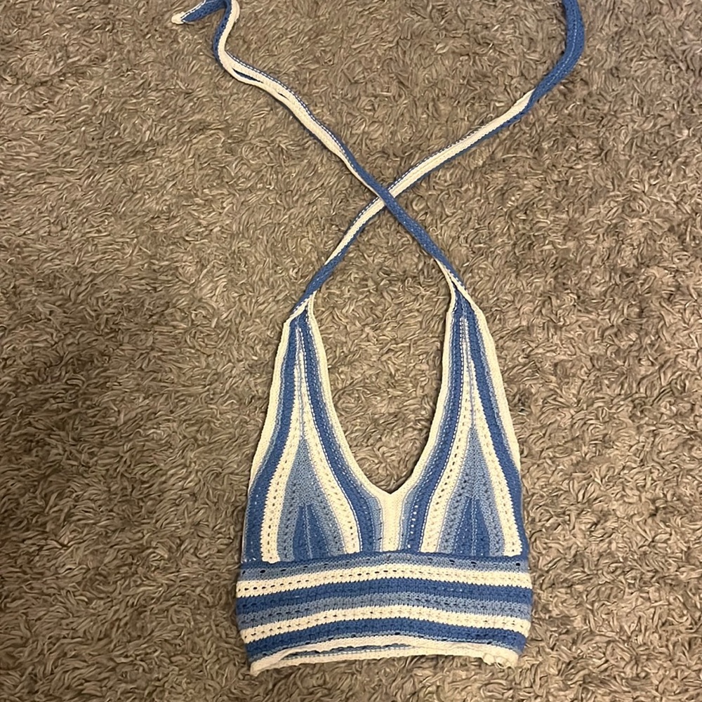 NEVER WORN- Holster crochet halter top